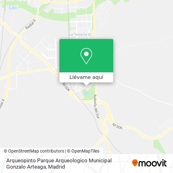 Mapa Arqueopinto Parque Arqueologico Municipal Gonzalo Arteaga