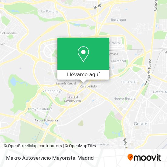Mapa Makro Autoservicio Mayorista