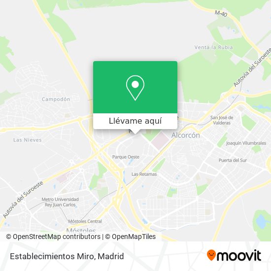 Mapa Establecimientos Miro