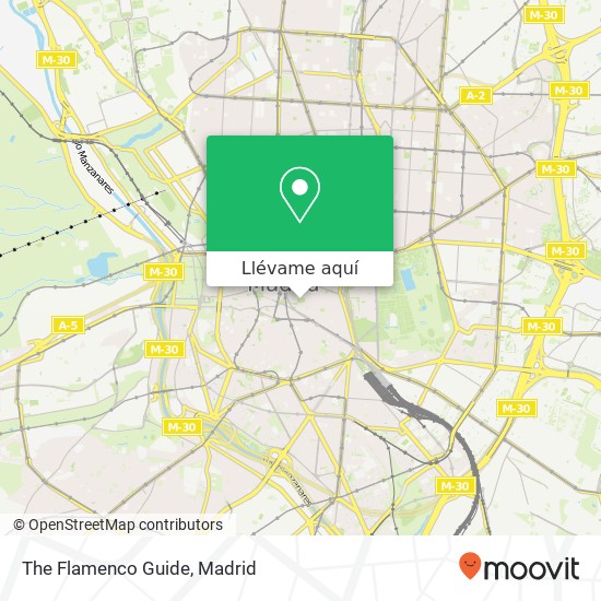 Mapa The Flamenco Guide