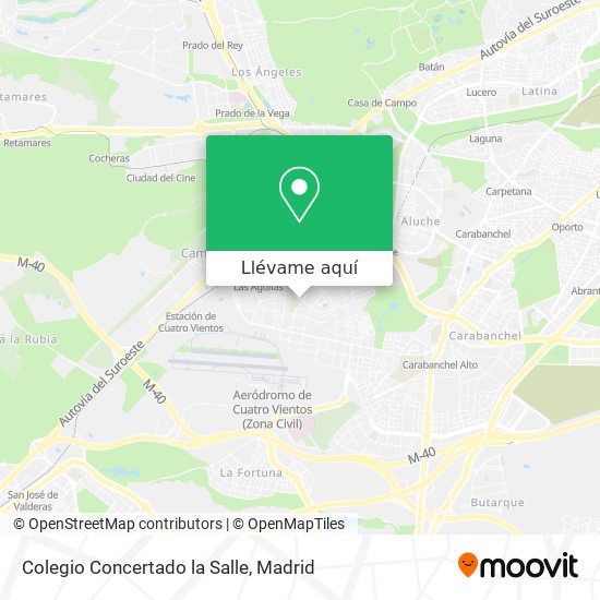 Mapa Colegio Concertado la Salle