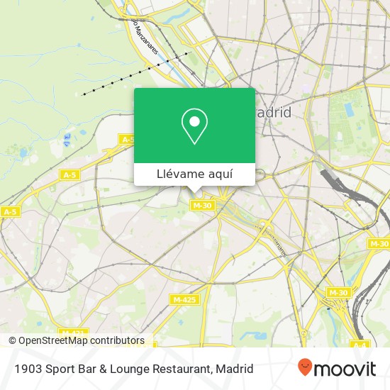Mapa 1903 Sport Bar & Lounge Restaurant