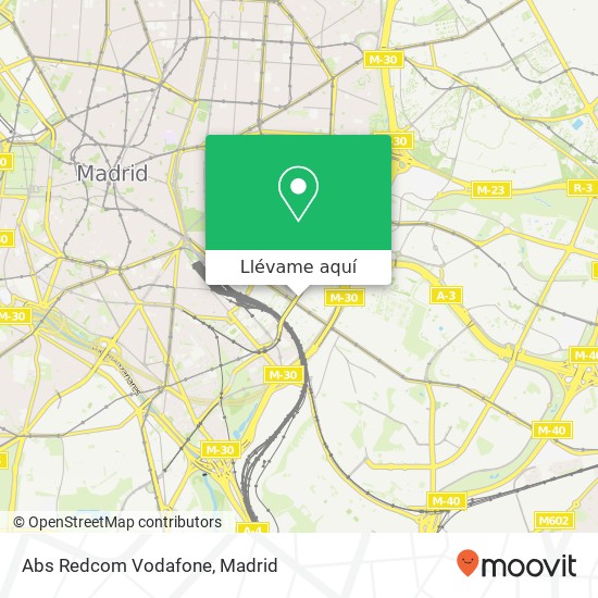 Mapa Abs Redcom Vodafone