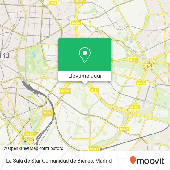 Mapa La Sala de Star Comunidad de Bienes