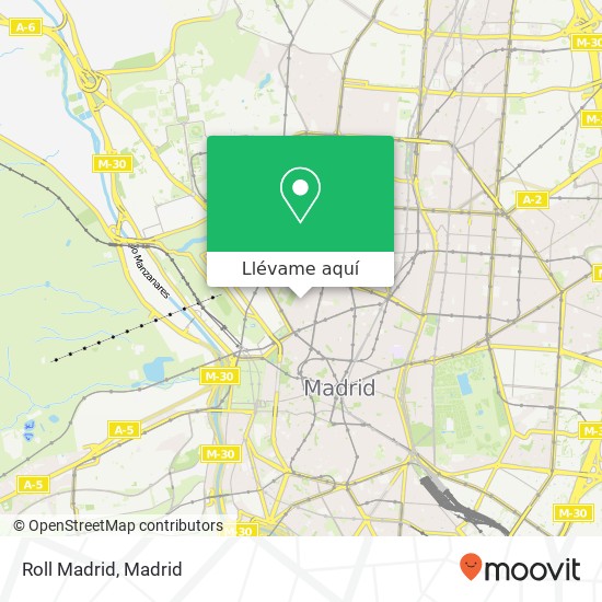 Mapa Roll Madrid