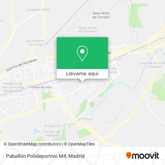 Mapa Pabellón Polideportivo M4