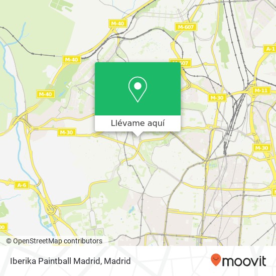 Mapa Iberika Paintball Madrid