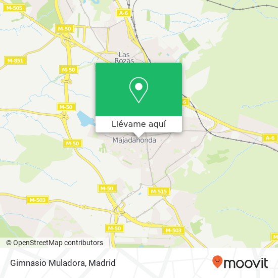 Mapa Gimnasio Muladora