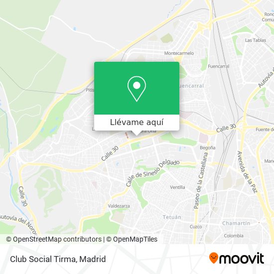 Mapa Club Social Tirma