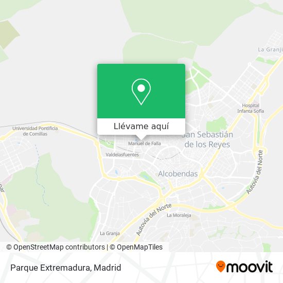 Mapa Parque Extremadura