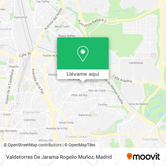 Mapa Valdetorres De Jarama Rogelio Muñoz