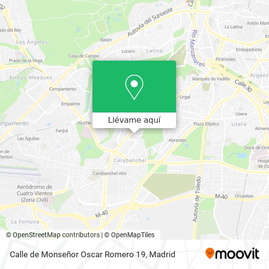 Mapa Calle de Monseñor Oscar Romero 19