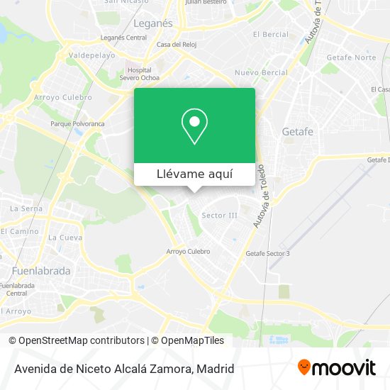 Mapa Avenida de Niceto Alcalá Zamora