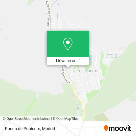Mapa Ronda de Poniente