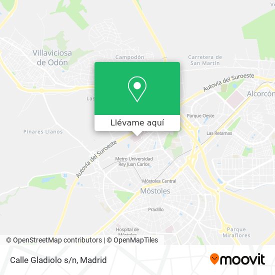 Mapa Calle Gladiolo s/n