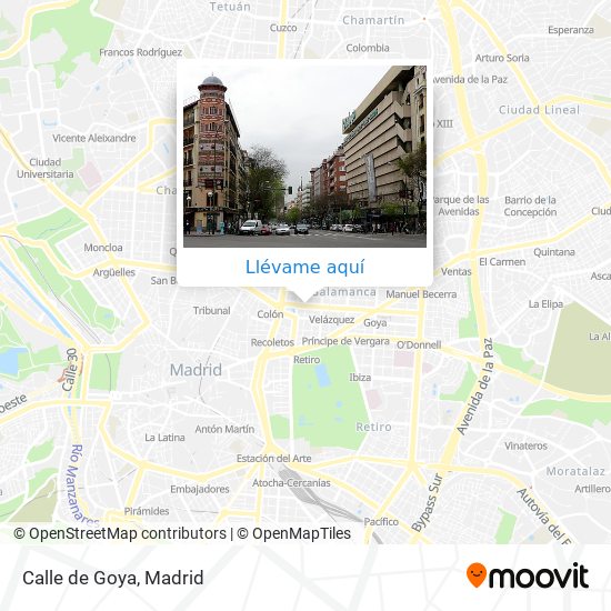 Mapa Calle de Goya
