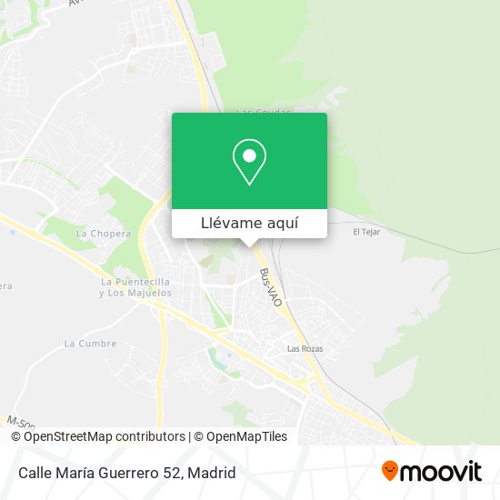 Mapa Calle María Guerrero 52