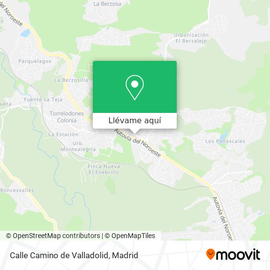 Mapa Calle Camino de Valladolid
