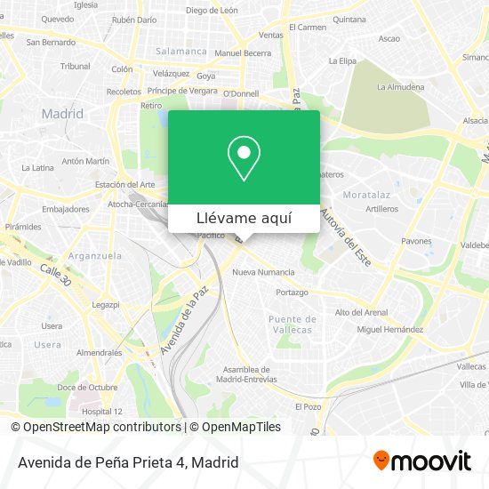 Mapa Avenida de Peña Prieta 4