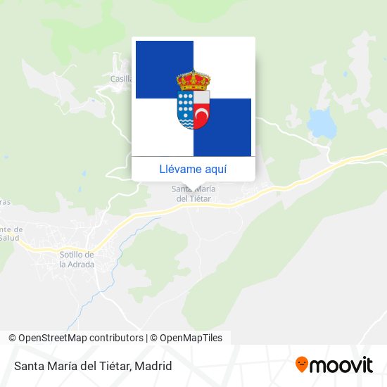 Mapa Santa María del Tiétar