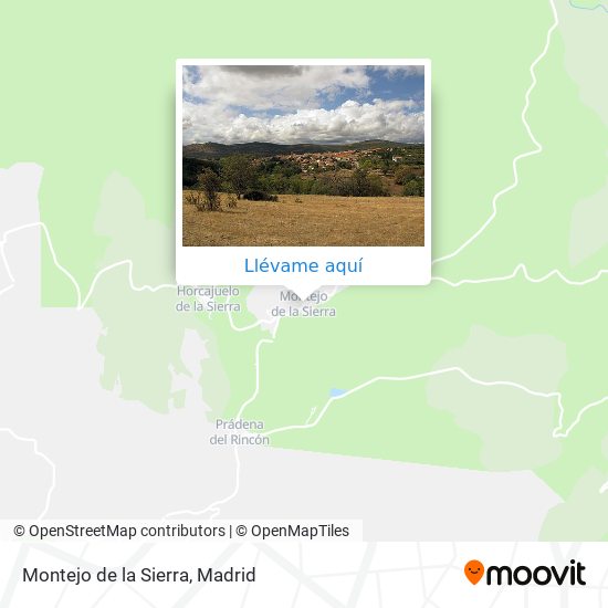 Mapa Montejo de la Sierra