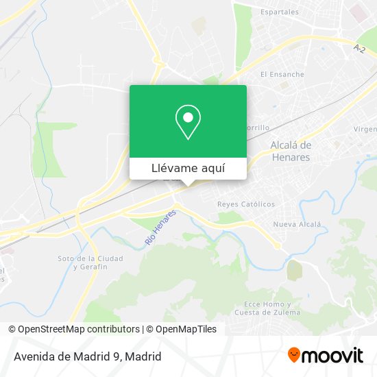 Mapa Avenida de Madrid 9