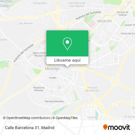 Mapa Calle Barcelona 31