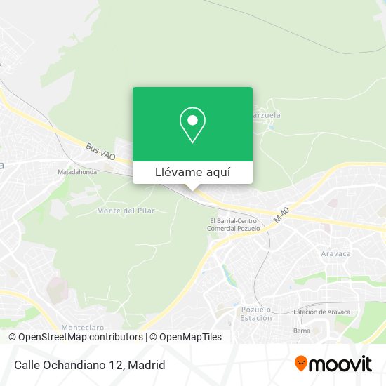 Mapa Calle Ochandiano 12