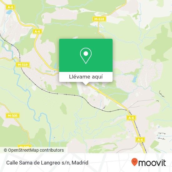 Mapa Calle Sama de Langreo s/n