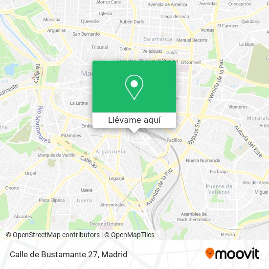 Mapa Calle de Bustamante 27