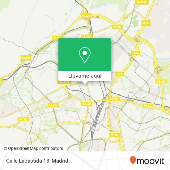 Mapa Calle Labastida 13