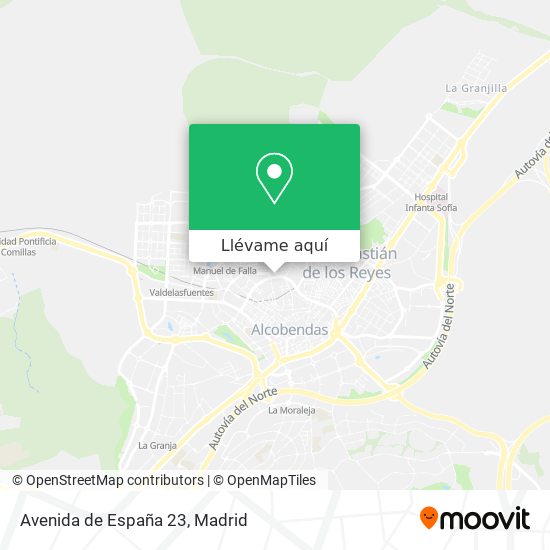 Mapa Avenida de España 23