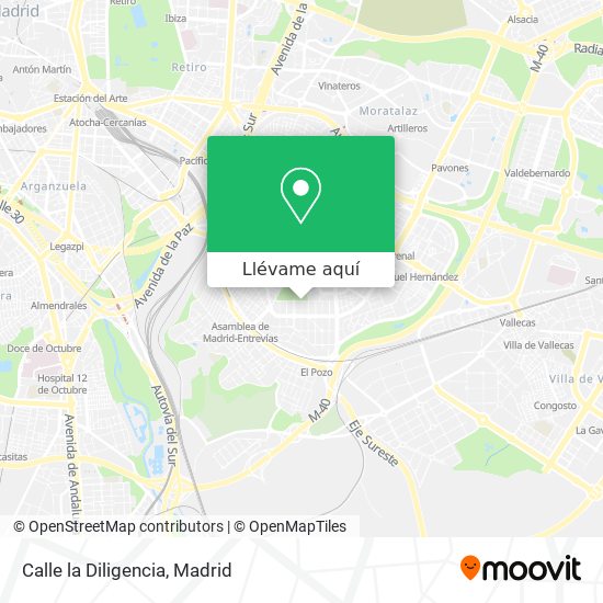 Mapa Calle la Diligencia