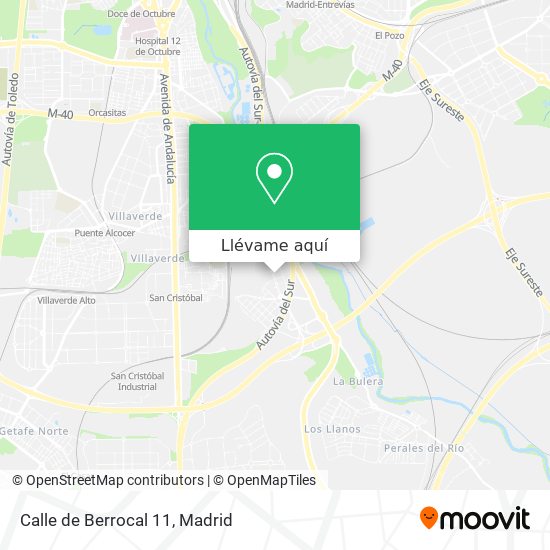 Mapa Calle de Berrocal 11