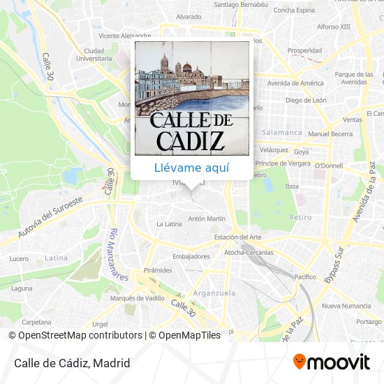 Mapa Calle de Cádiz