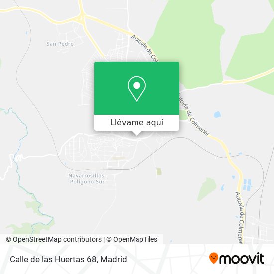 Mapa Calle de las Huertas 68