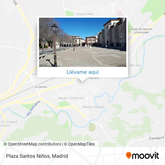 Mapa Plaza Santos Niños