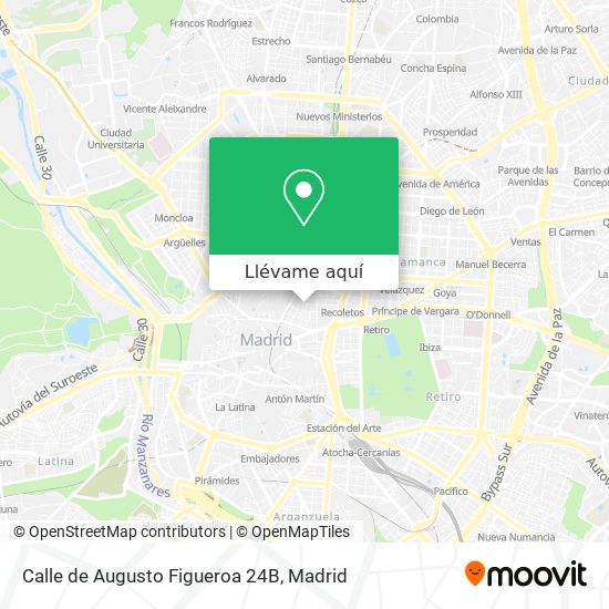 Mapa Calle de Augusto Figueroa 24B