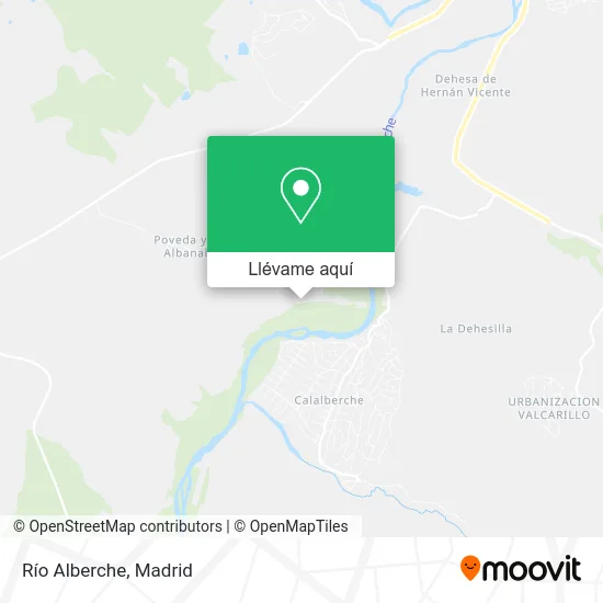 Mapa Río Alberche
