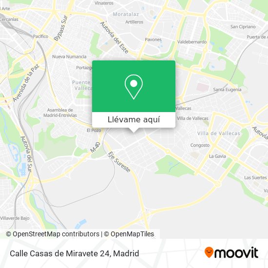 Mapa Calle Casas de Miravete 24
