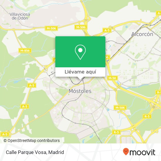 Mapa Calle Parque Vosa