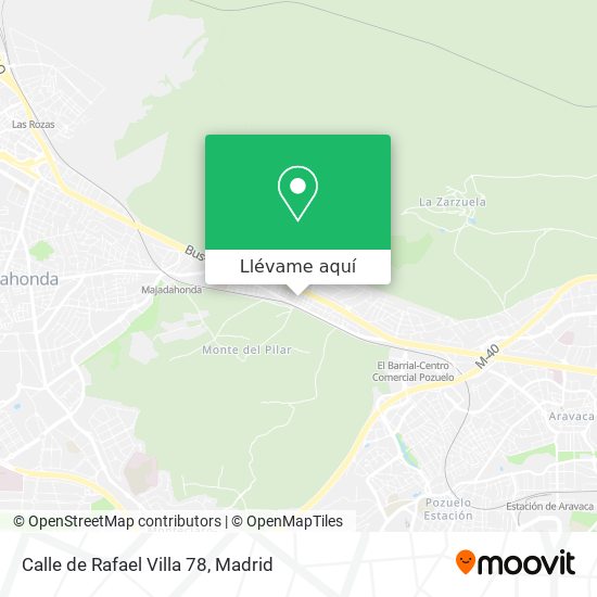 Mapa Calle de Rafael Villa 78