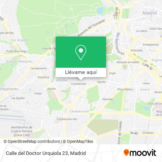 Mapa Calle del Doctor Urquiola 23