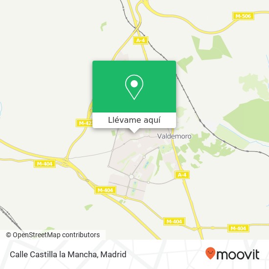Mapa Calle Castilla la Mancha