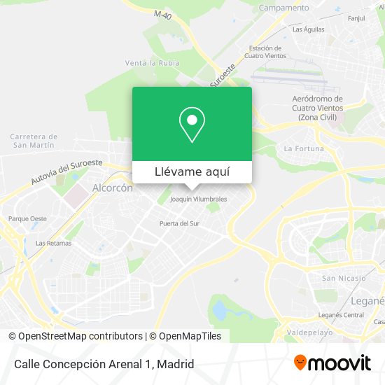 Mapa Calle Concepción Arenal 1