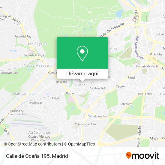 Mapa Calle de Ocaña 195