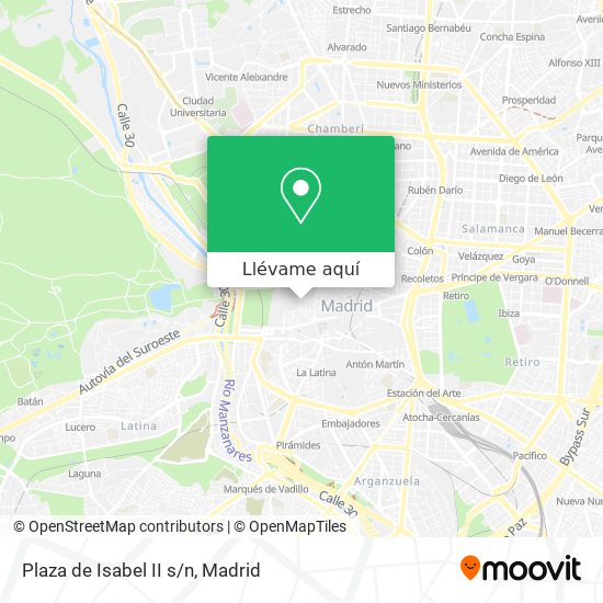 Mapa Plaza de Isabel II s/n