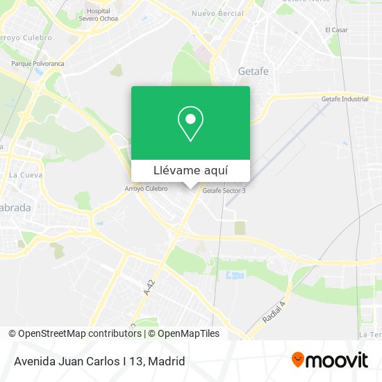 Mapa Avenida Juan Carlos I 13