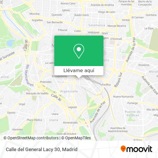 Mapa Calle del General Lacy 30