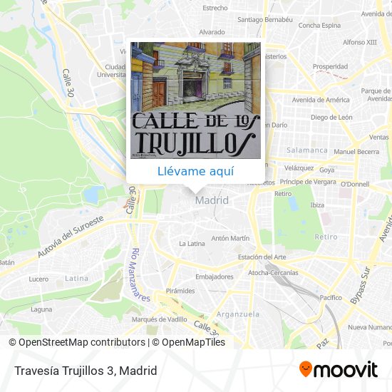 Mapa Travesía Trujillos 3